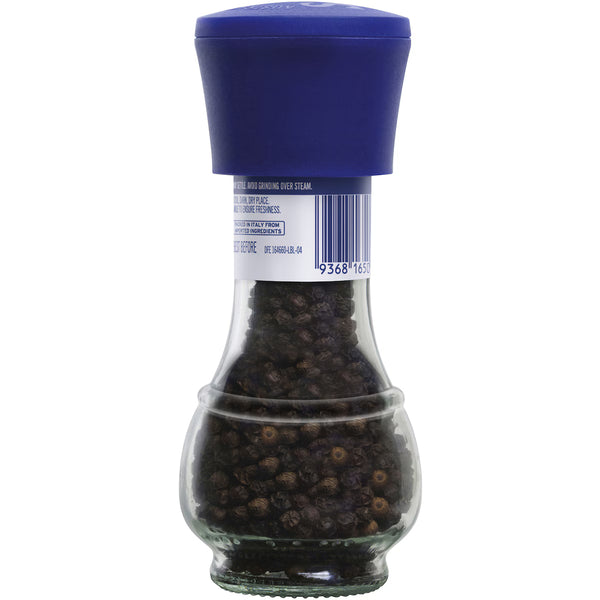 Saxa Gourmet Grinder Black Peppercorns 45gr