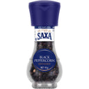 Saxa Gourmet Grinder Black Peppercorns 45gr