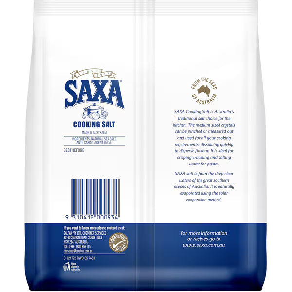 Saxa Cooking Salt 1kg
