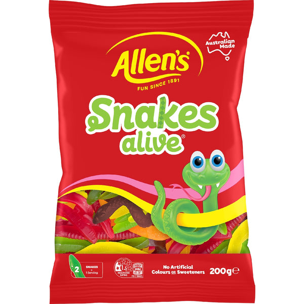 Allen's Snakes Alive Sugar 200g
