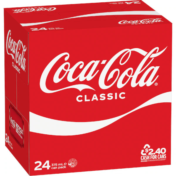 Coca-cola Soft Drink Ib Cans 375 Ml