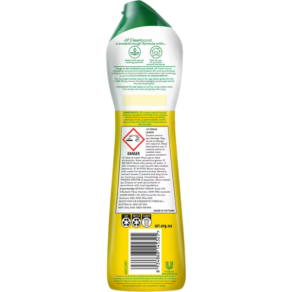 Jif Cream Cleanser Lemon