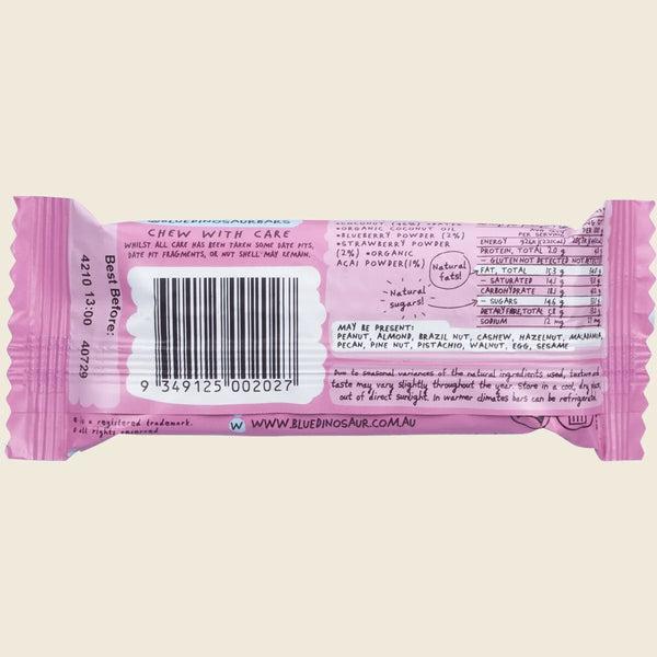 Blue Dinosaur Berry Coconut Snack Bar 45g