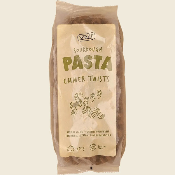Berkelo Sourdough Pasta Emmer Twists 400g