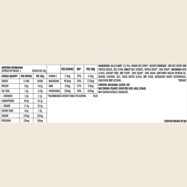 Clif Energy Bar White Chocolate Macadamia 68g