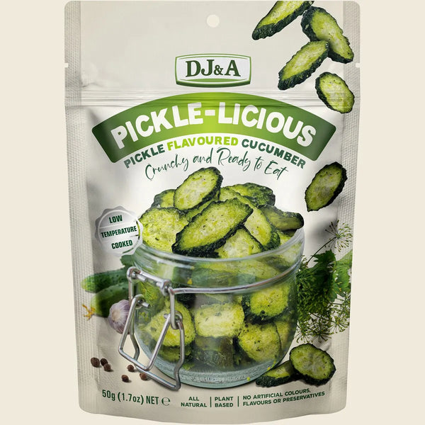 DJ & A Pickle-Licious Pickle Flavoured Cucumber 50g