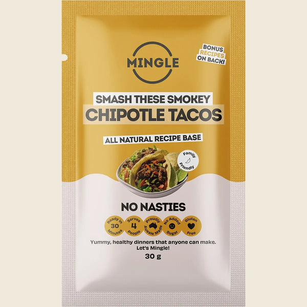 Mingle Smokey Chipotle Tacos All Natural Recipe Base 30g