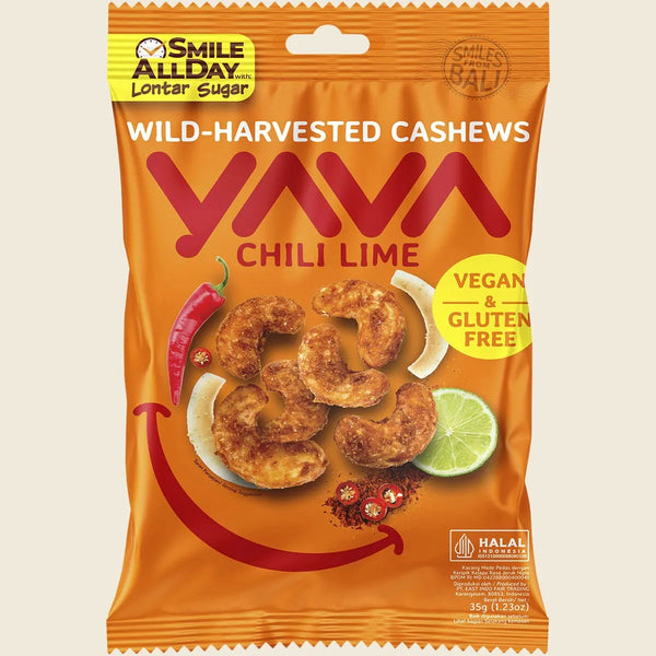 Yava Wild-Harvested Cashews Chili Lime 35g