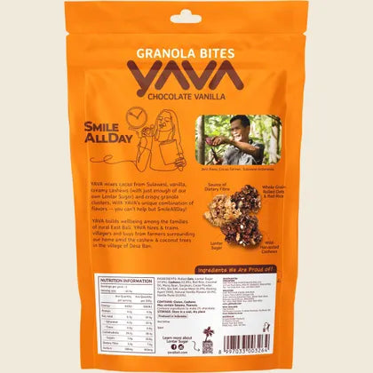 Yava Granola Bites Chocolate Vanilla 125g